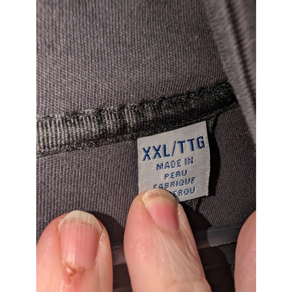 Tommy Bahama Black Quarter-Zip Sweater Men's XXL